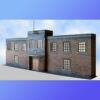 7mm Edwardian Factory - Card Model Kit