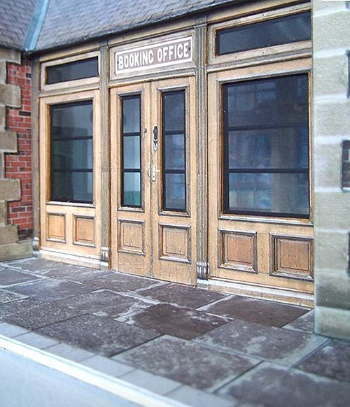 booking office model station
